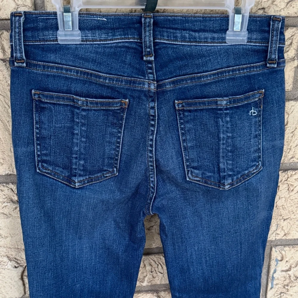 Rag & Bone Dark Blue Skinny Ankle Jeans Size 25